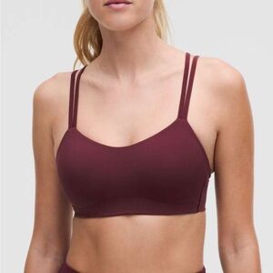 Women's Burgundy Cloud Sports Bra